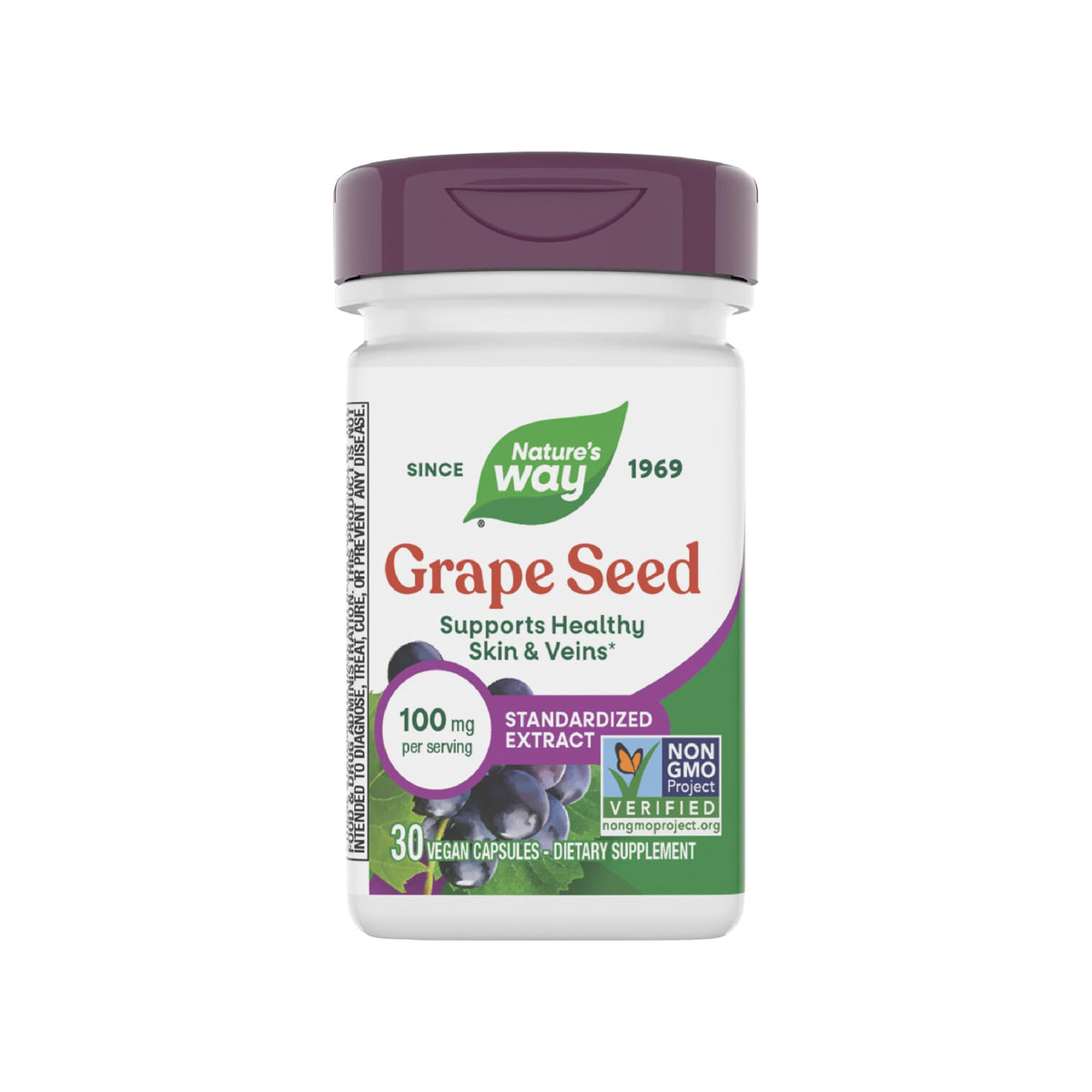 Nature's Way Grape Seed Extract 95% Polyphenols front view