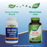 Nature's Way GS-500 bottle with 90 capsules