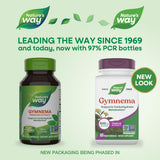 Nature's Way Gymnema Premium Extract 500mg capsules side view
