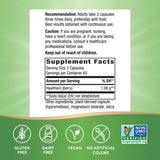 Nature's Way Hawthorn Berry Supplement 1080mg side view