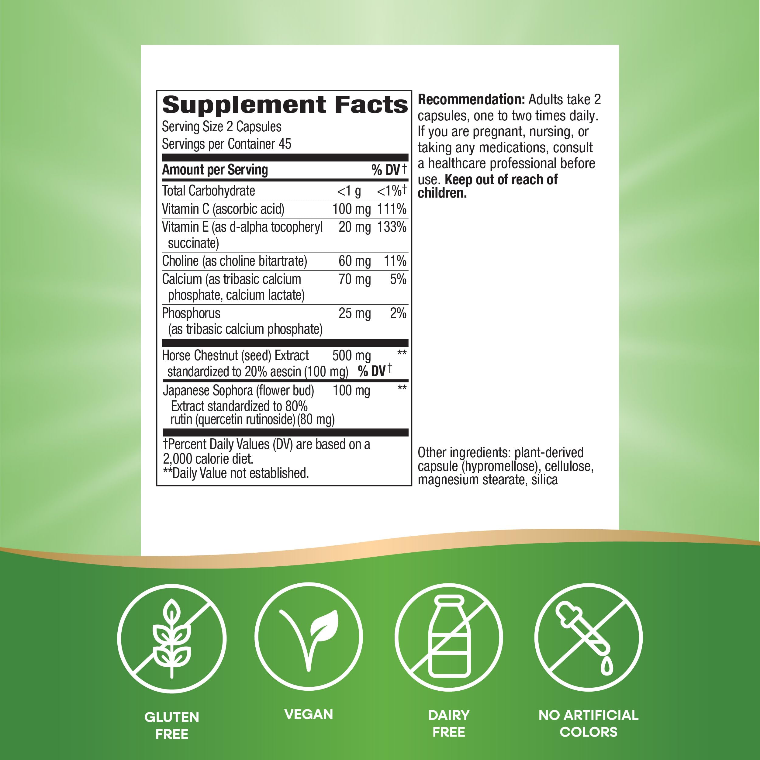 Nature's Way Hem-Care™ bottle with a measuring spoon