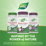 Nature's Way Hem-Care™ product packaging with natural scenery