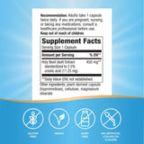 Nature's Way Holy Basil Supplement bottle with recycling symbol