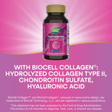 Nature's Way Hydraplenish Collagen Supplement capsules in hand
