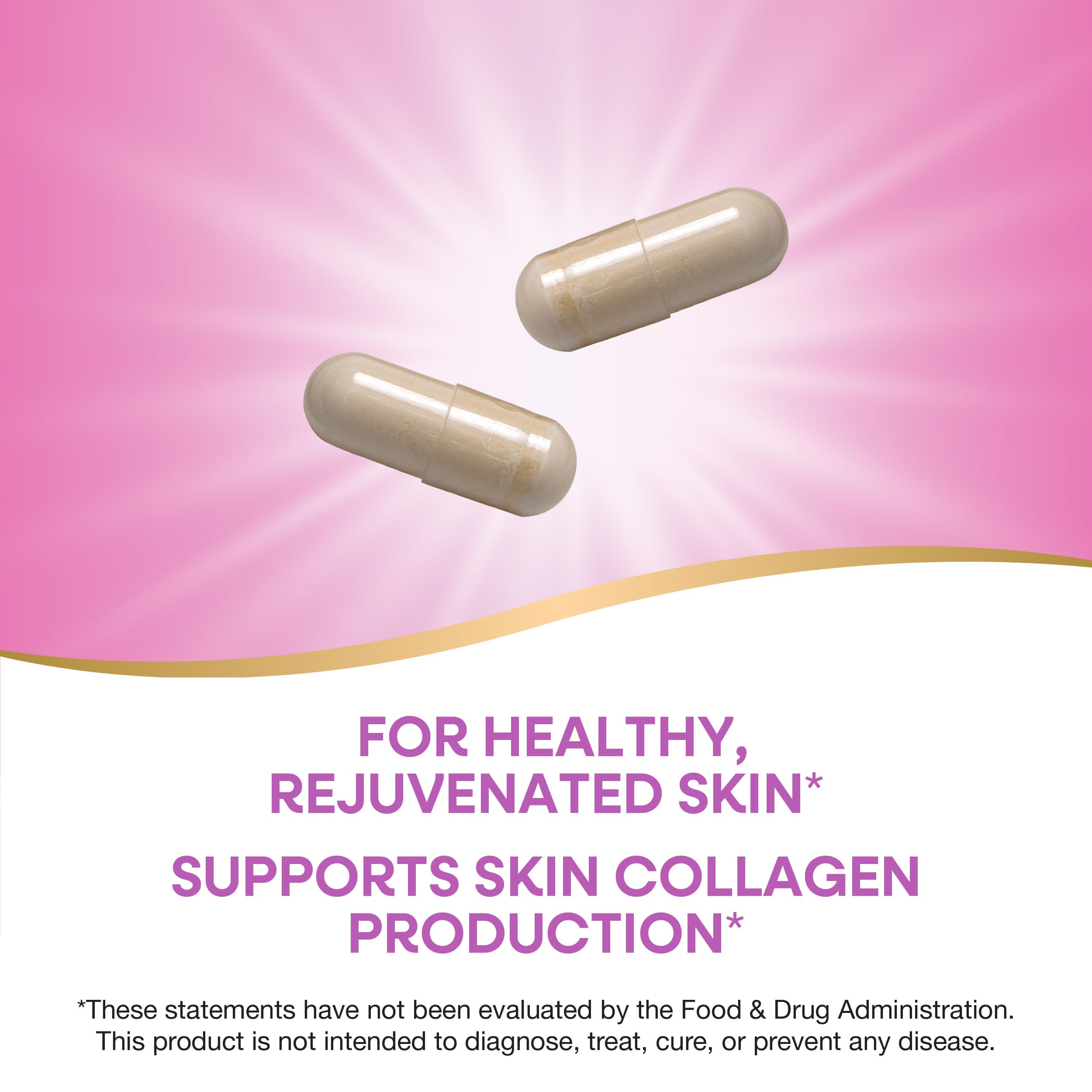 Nature's Way Hydraplenish Collagen Supplement label close-up
