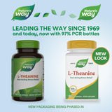 Nature's Way L-Theanine capsules side view