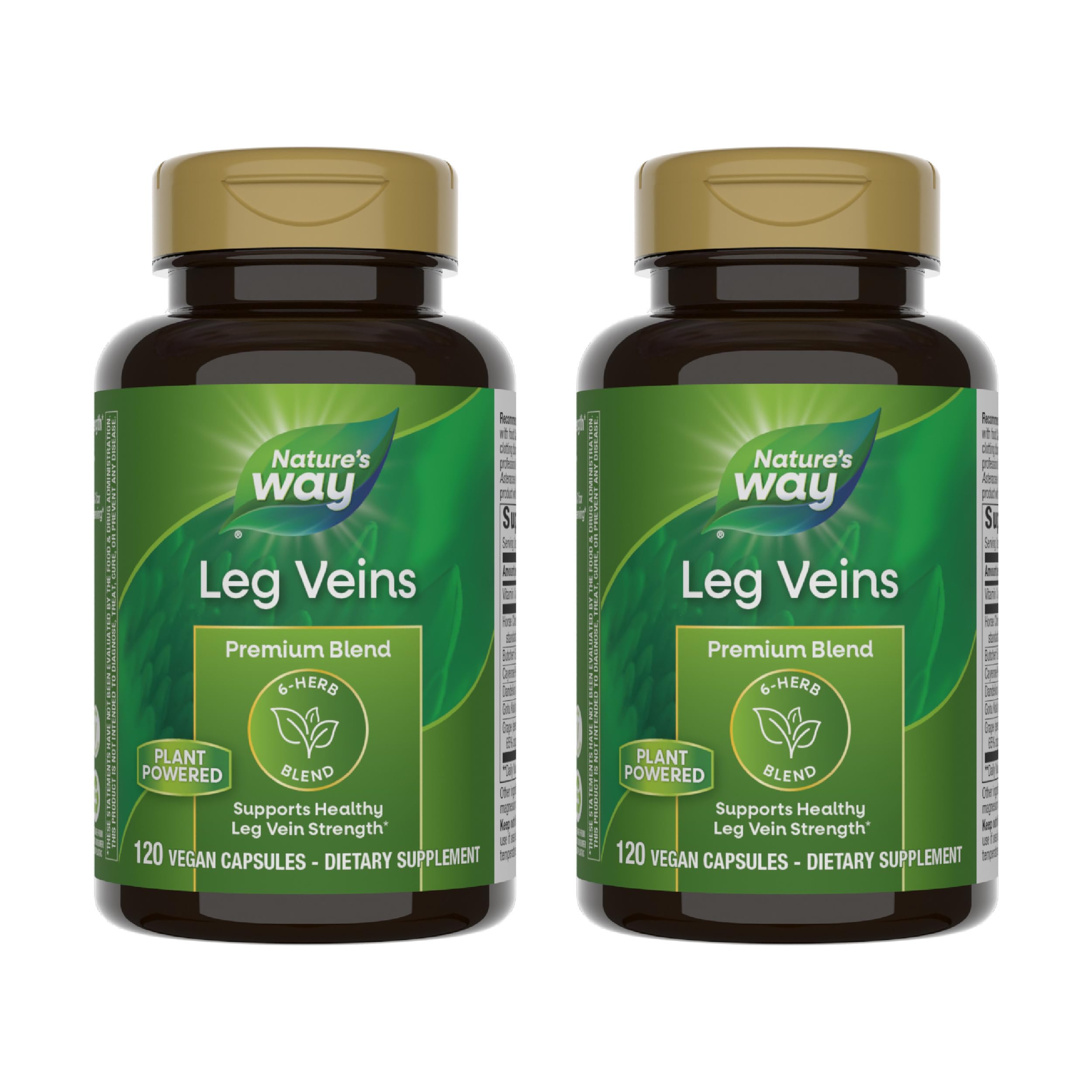 Nature's Way Leg Veins Support Blend 60 Capsules front view
