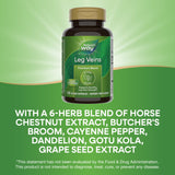 Nature's Way Leg Veins Support Blend 60 Capsules in packaging