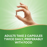 Nature's Way Leg Veins Support Blend 60 Capsules on a wooden table