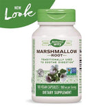 Nature's Way Marshmallow Root Capsules with dosage instructions