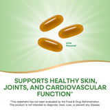 Nature's Way Mega 3/6/9 Omega Oil Blend 645mg softgels side view