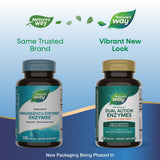 Nature's Way Mega-Zyme 95g side view showing tablet details