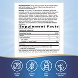 Nature's Way Melatonin Gummies 5mg back view with ingredient list