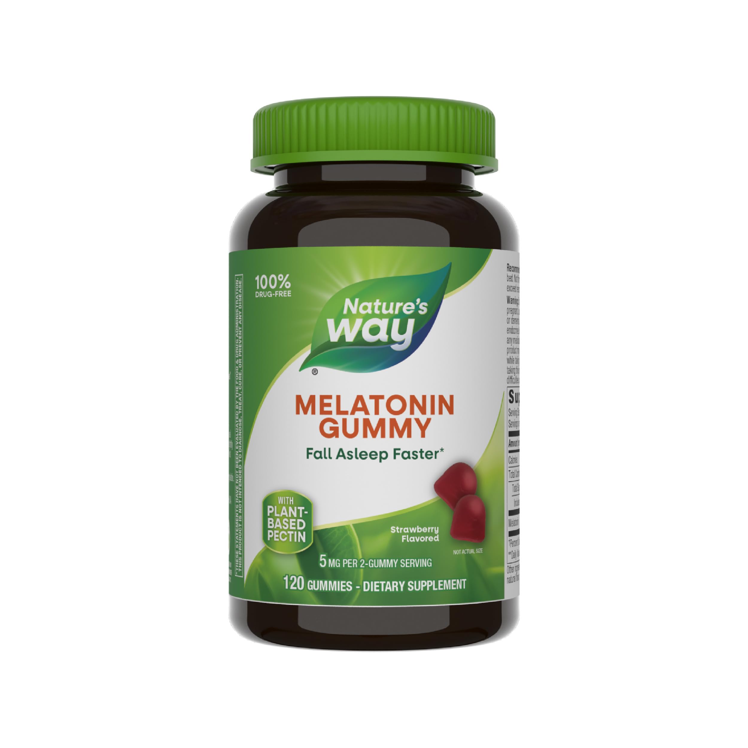Nature's Way Melatonin Gummies 5mg front view packaging