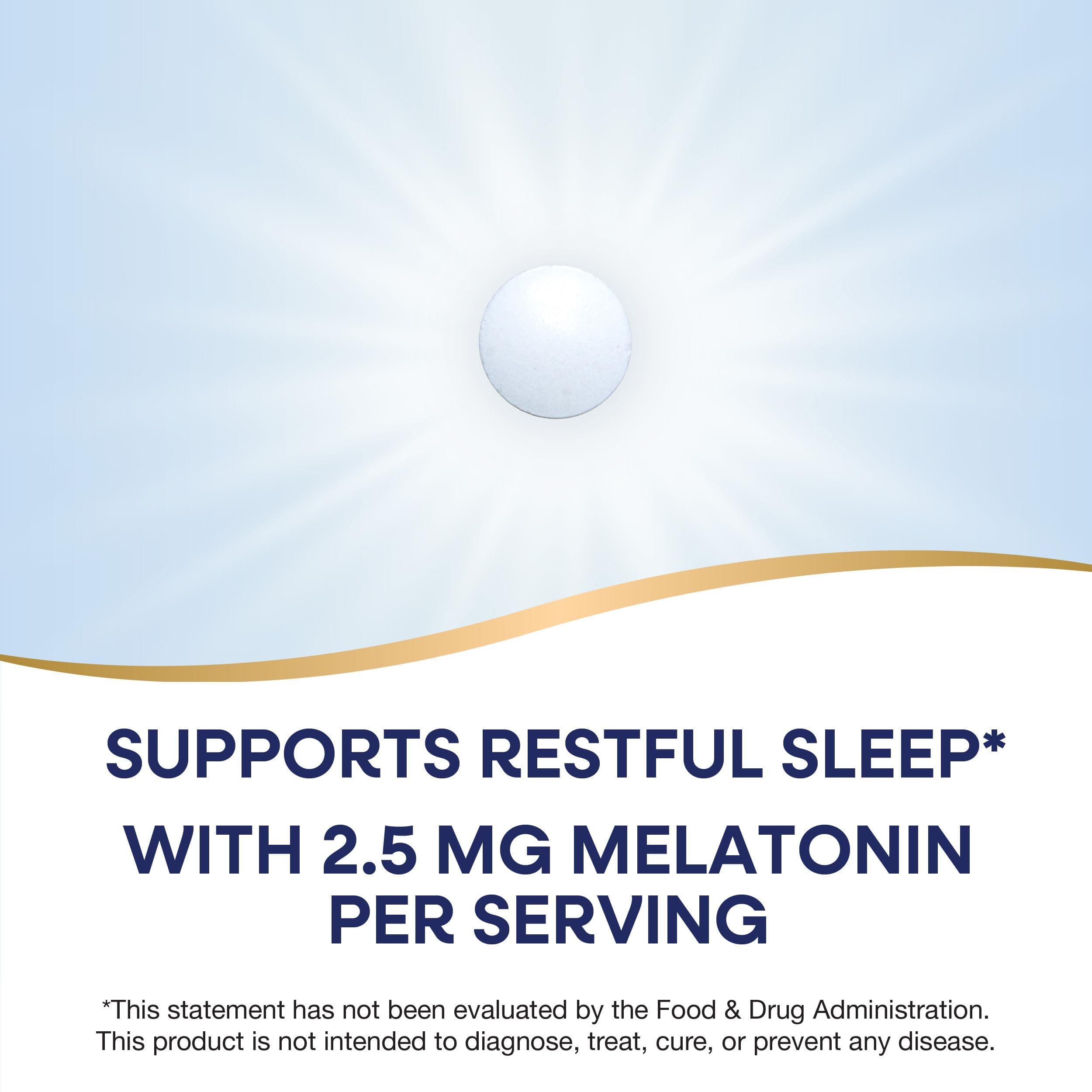 Nature's Way Melatonin Lozenges 100 count back view