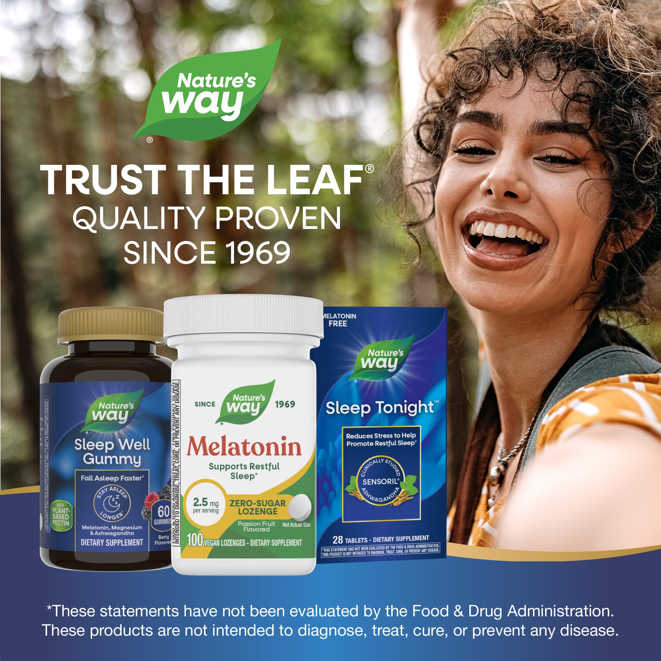 Nature's Way Melatonin Lozenges with passion fruit