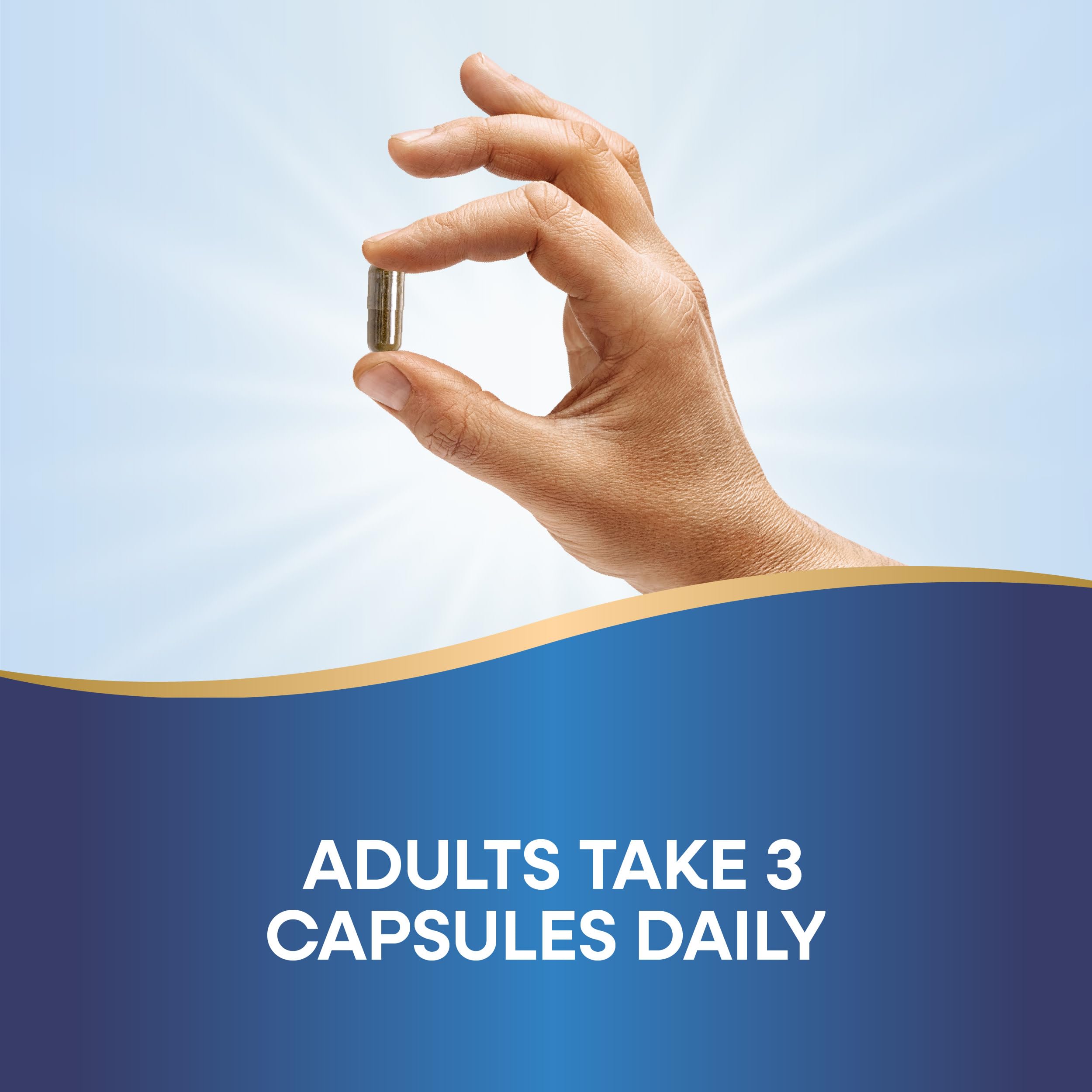 Nature's Way Melissa Lemon Balm Leaf Capsules with a measuring spoon