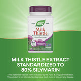Nature's Way Milk Thistle Supplement 140mg ingredients list
