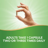 Nature's Way Milk Thistle Supplement ingredients list close-up
