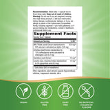 Nature's Way Milk Thistle Supplement side view with label