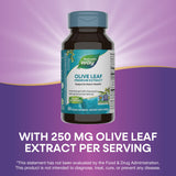 Nature's Way Olive Leaf Extract 250mg Vegan Capsules packaging