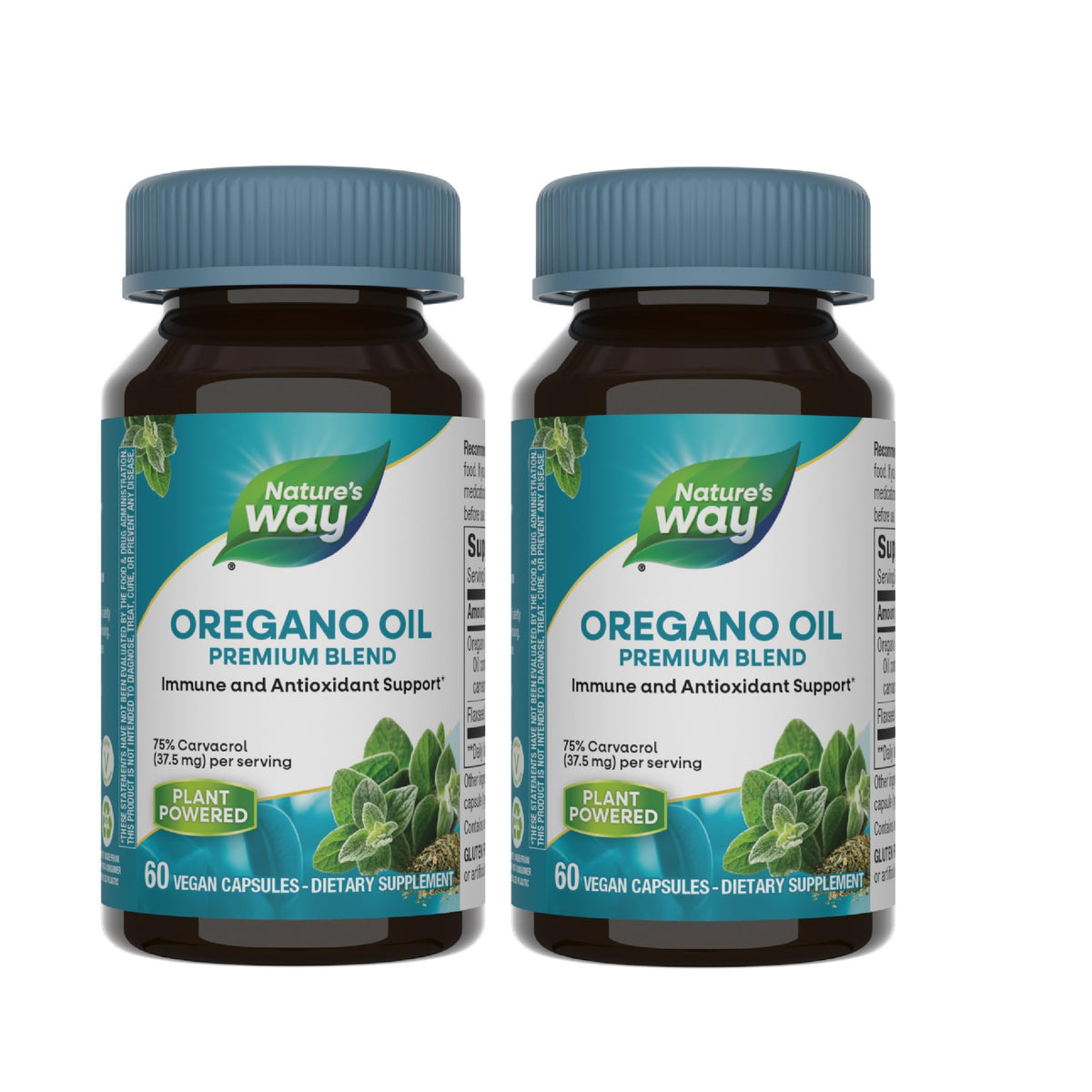 Nature's Way Oregano Oil Capsules front view with packaging