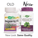 Nature's Way Oregano Oil Capsules side view showing capsule details