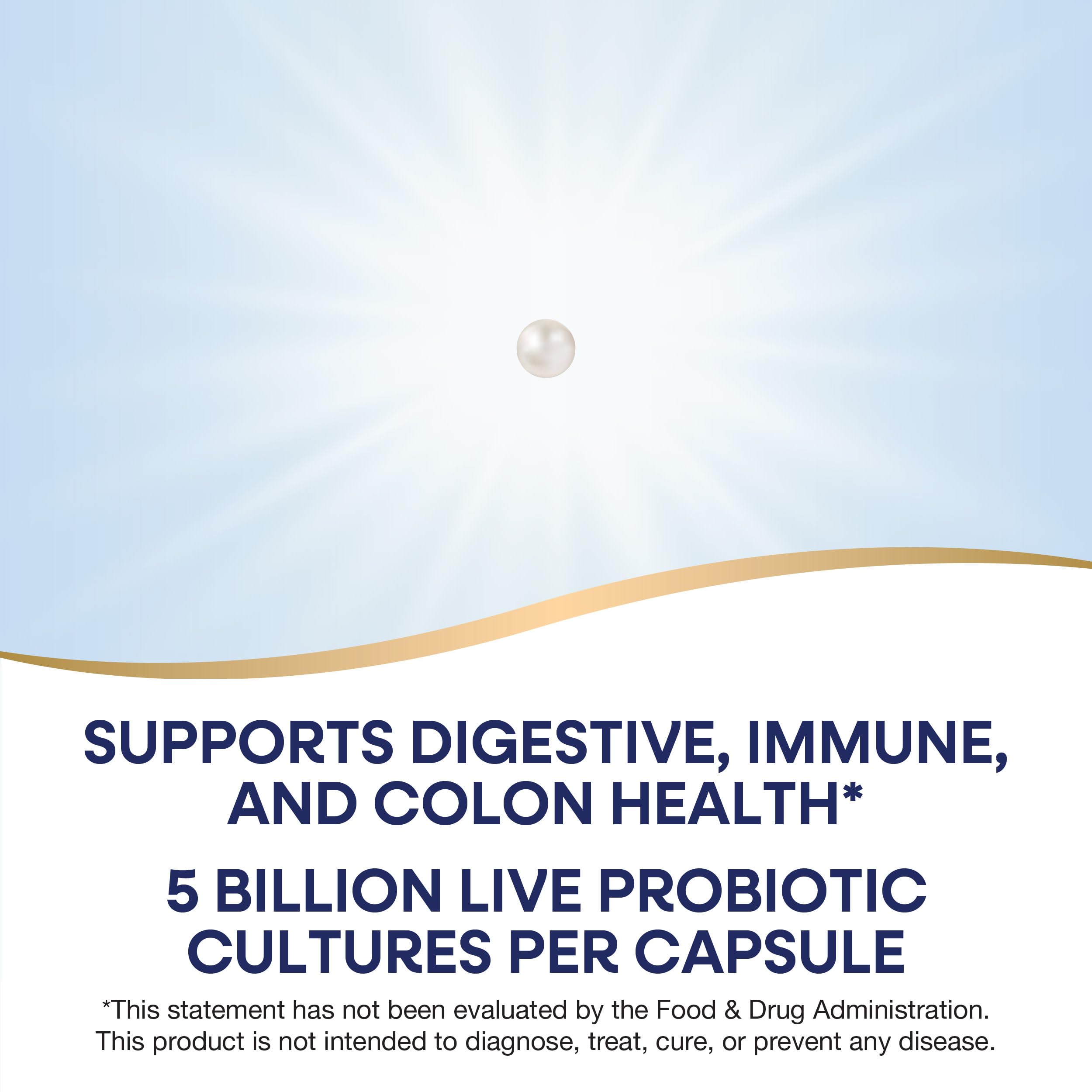 Nature's Way Pearls Max Potency Probiotic softgel side view