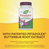 Nature's Way Petadolex Pro-Active ingredients list on packaging