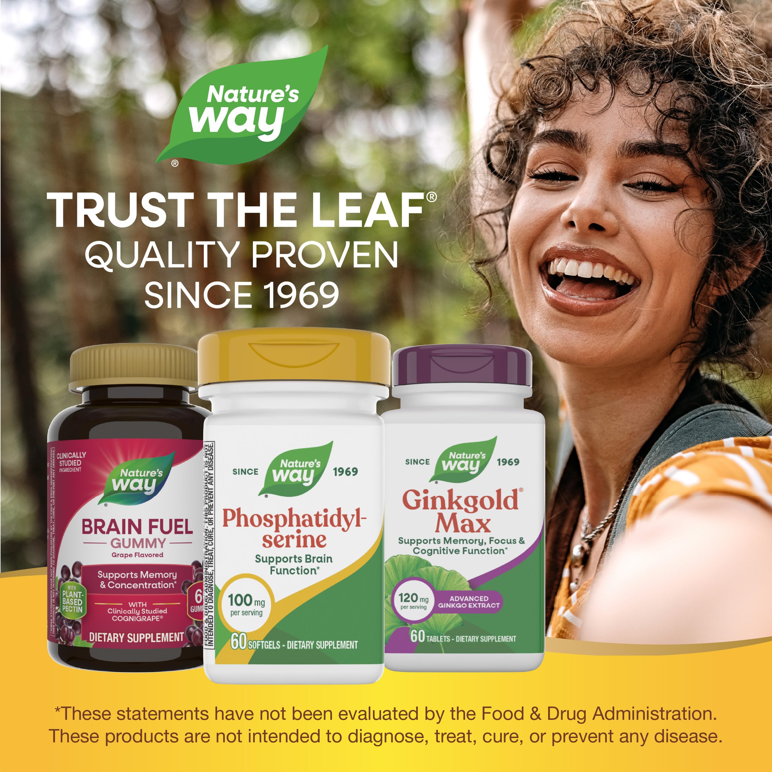 Nature's Way Phosphatidylserine supplement with measuring spoon