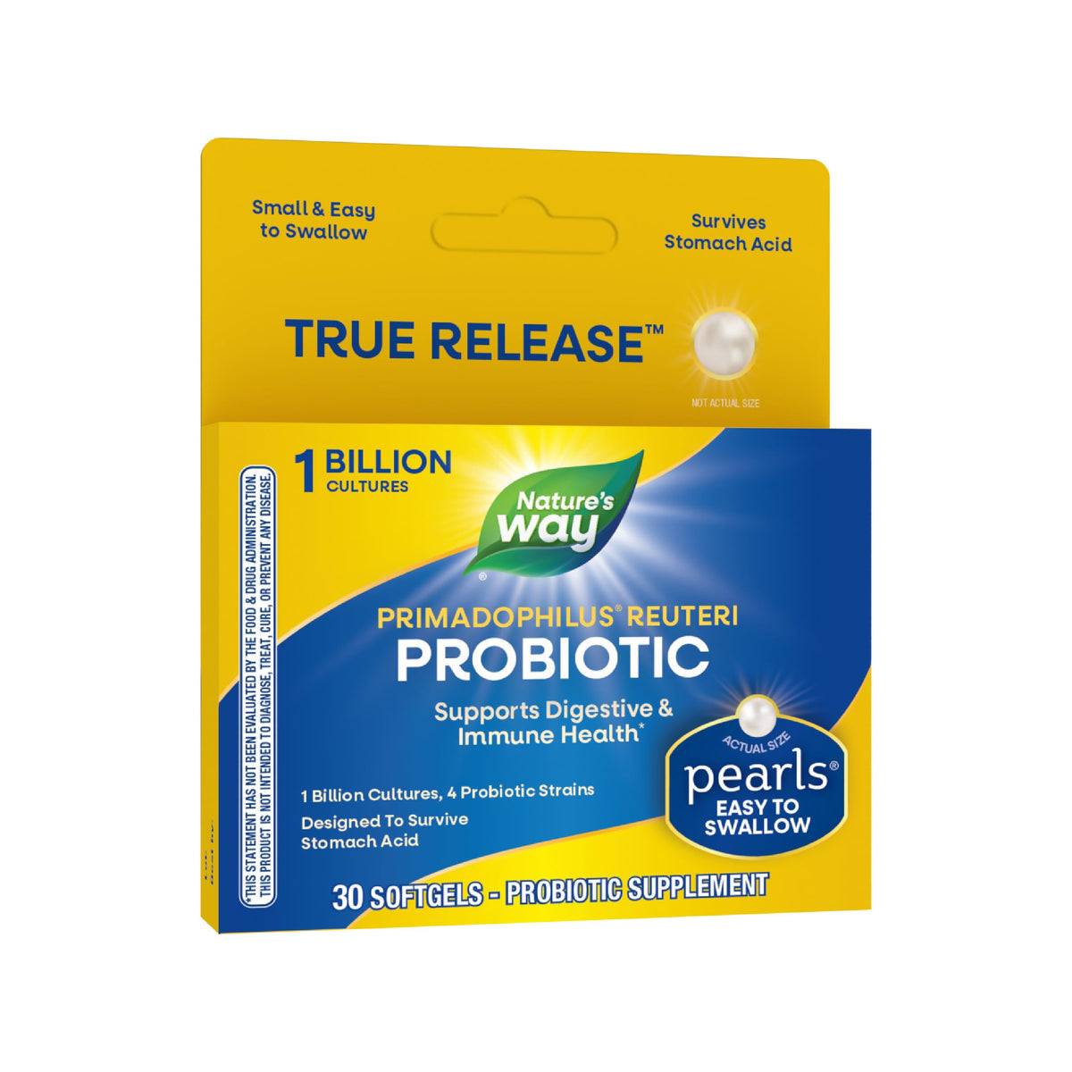 Nature's Way Primadolphilus Reuteri Probiotic Softgels front view