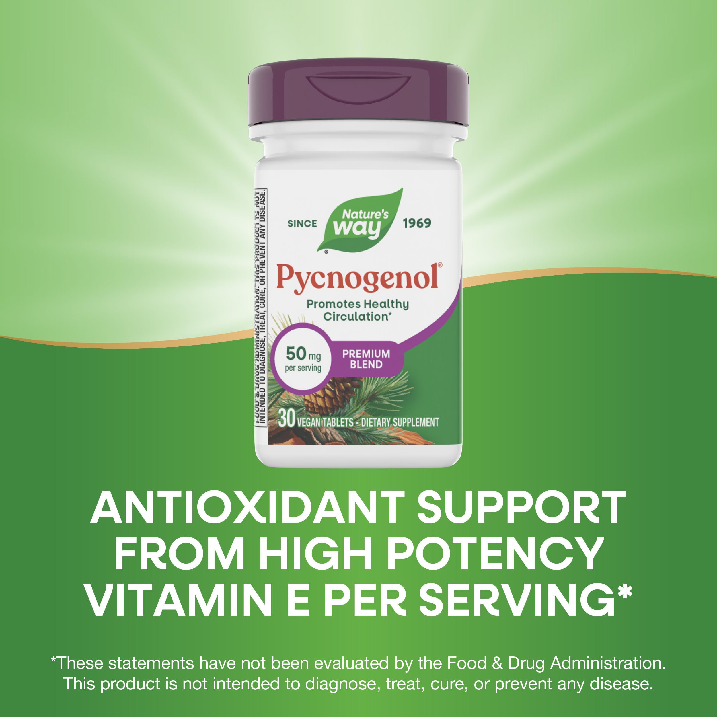 Nature's Way Pycnogenol Premium Blend 32g packaging