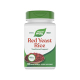 Nature's Way Red Yeast Rice 600 mg capsules front view