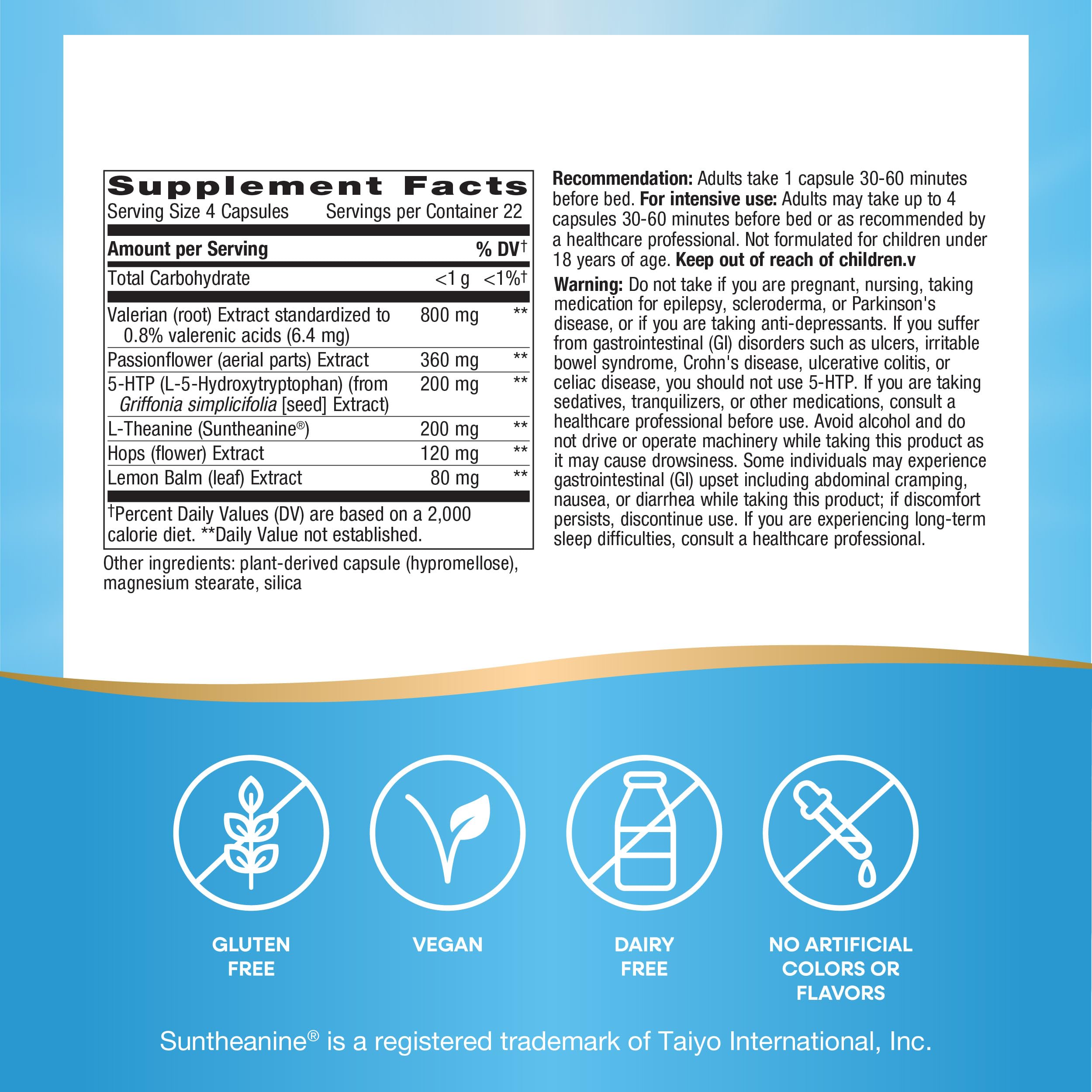 Nature's Way Revitalizing Sleep Formula packaging with natural background