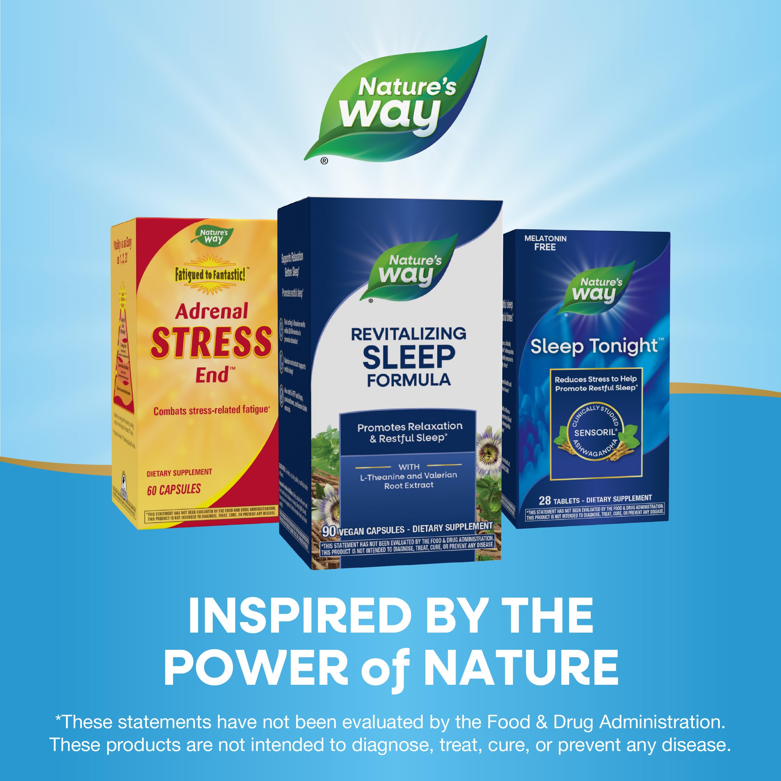 Nature's Way Revitalizing Sleep Formula with herbal ingredients