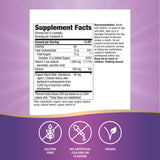 Nature's Way Sambucus daily wellness Lozenges back view with ingredient list