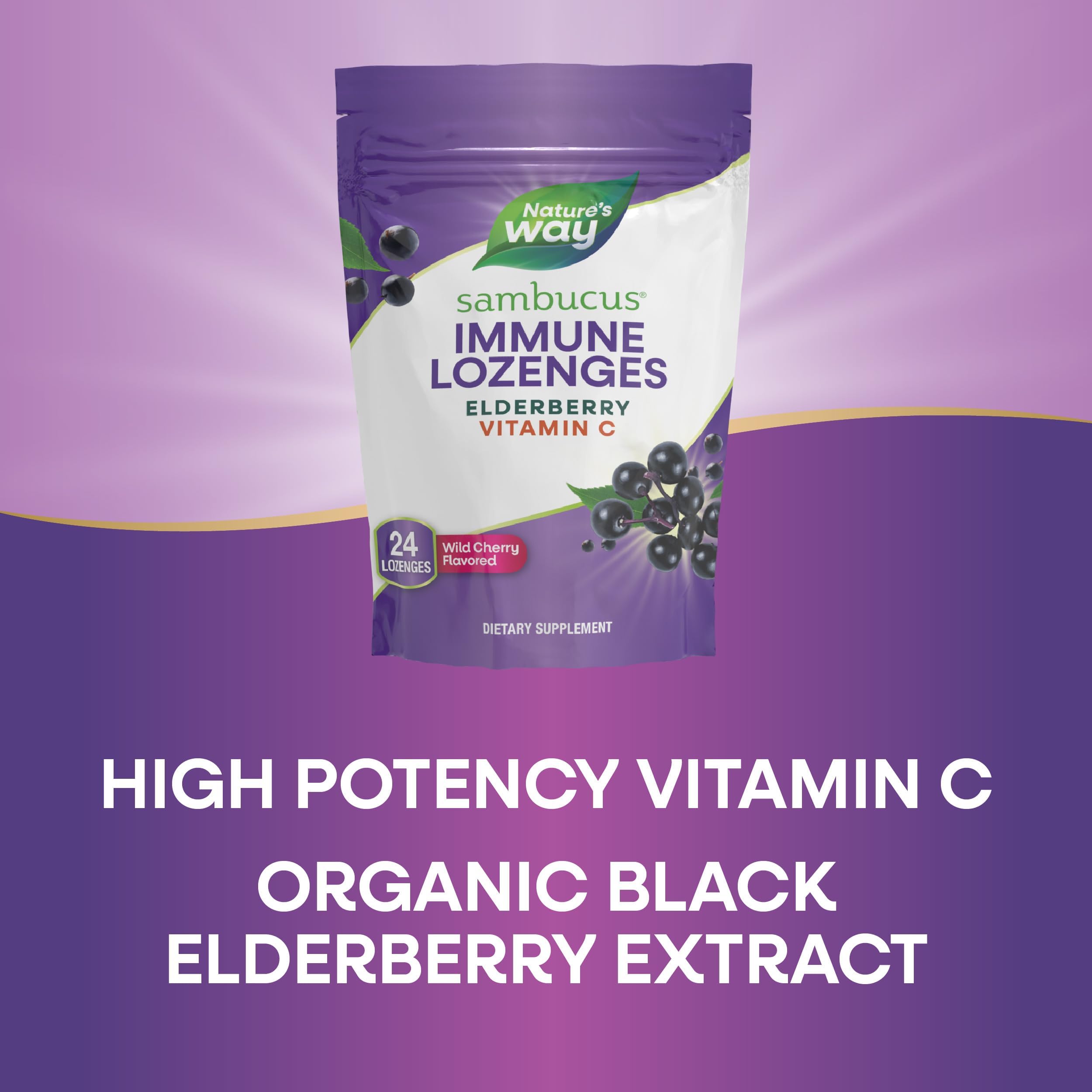 Nature's Way Sambucus daily wellness Lozenges in a lifestyle setting