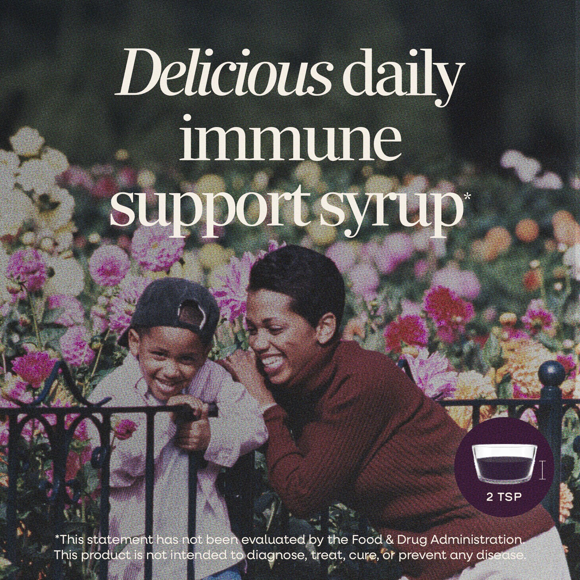 Nature's Way Sambucus daily wellness Syrup 227g bottle with cap