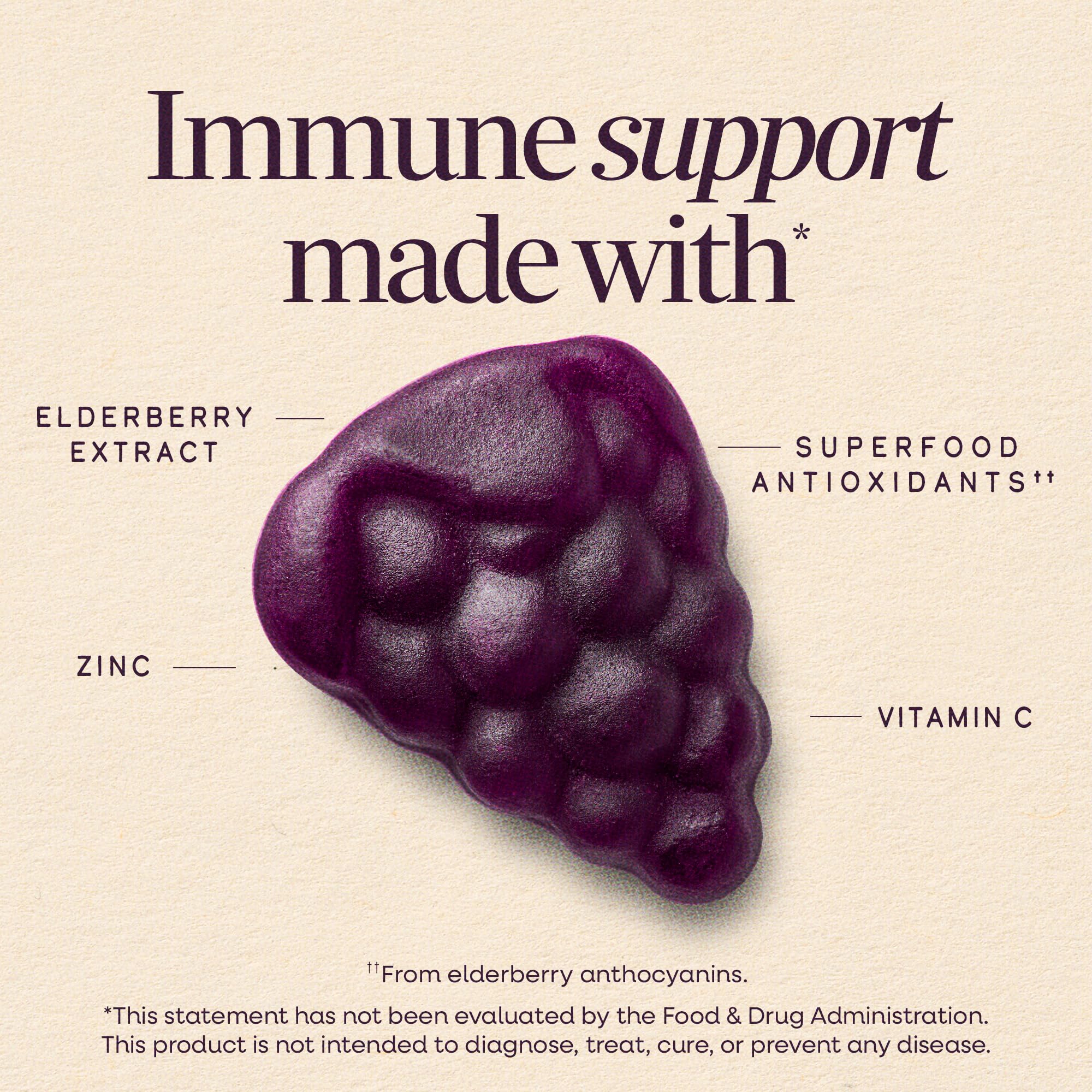 Nature's Way Sambucus Elderberry Gummies packaging with berry graphics