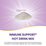 Nature's Way Sambucus Hot Drink Mix 50g packet opened showing powder