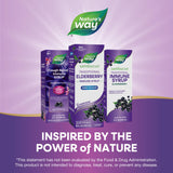 Nature's Way Sambucus Zero Sugar daily wellness Syrup with fresh elderberries