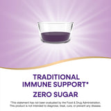 Nature's Way Sambucus Zero Sugar daily wellness Syrup with serving spoon