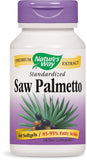 Nature's Way Saw Palmetto Extract 160mg softgel bottle front view