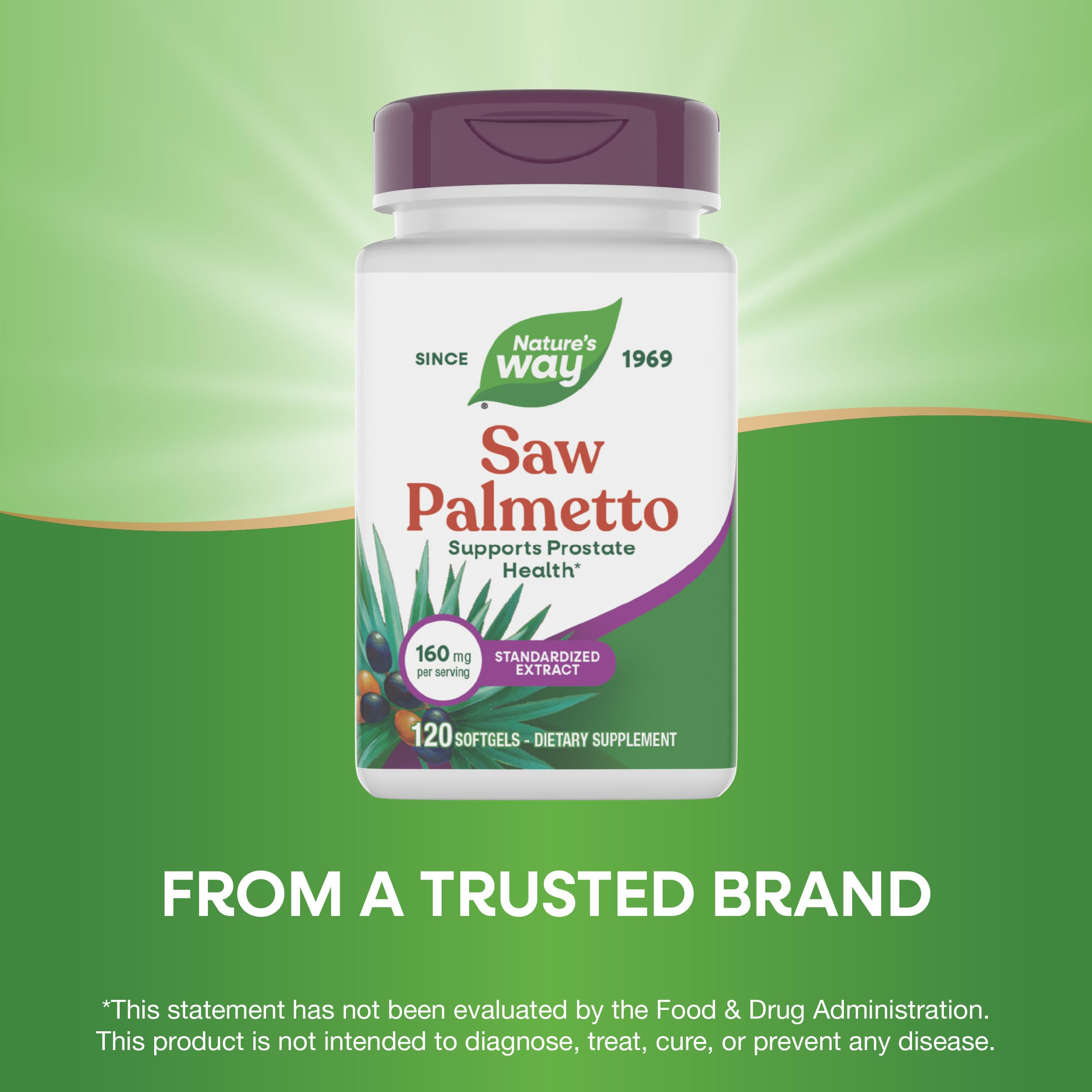 Nature's Way Saw Palmetto softgels ingredients list