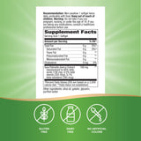Nature's Way Saw Palmetto softgels on a wooden table