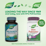 Nature's Way Saw Palmetto softgels side view