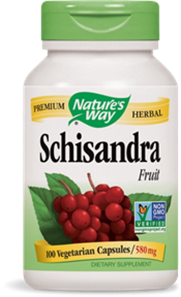 Nature's Way Schisandra Fruit 100 Capsules packaging