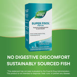 Nature's Way Super Fisol Fish Oil softgel in hand