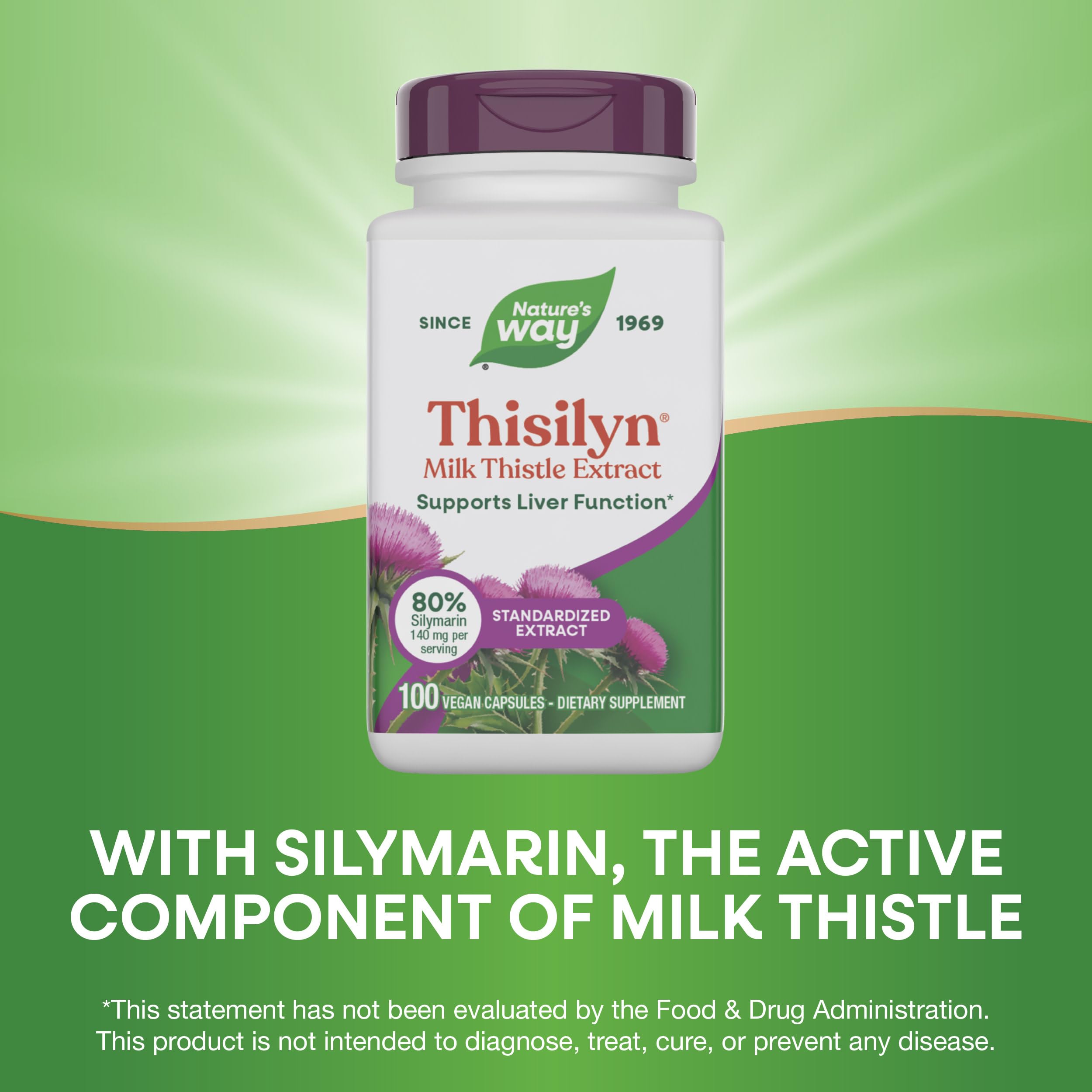 Nature's Way Thisilyn Milk Thistle Extract 140mg capsules