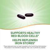 Nature's Way Ultimate Iron capsules close-up